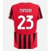 AC Milan Fikayo Tomori #23 Domácí Dres 2024-25 Krátkým Rukávem